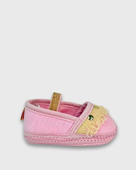 Baletas sin Suela Flecos Rosa Estilo