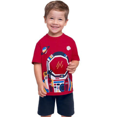 Conjunto Niño Astronauta y Bermuda Verano | Travesuras