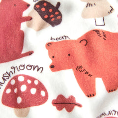 Pijama Terciopelo Estampado Ositos Blanco