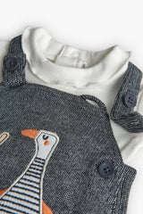 Vestido Bordado Patos Negros Boboli Uso