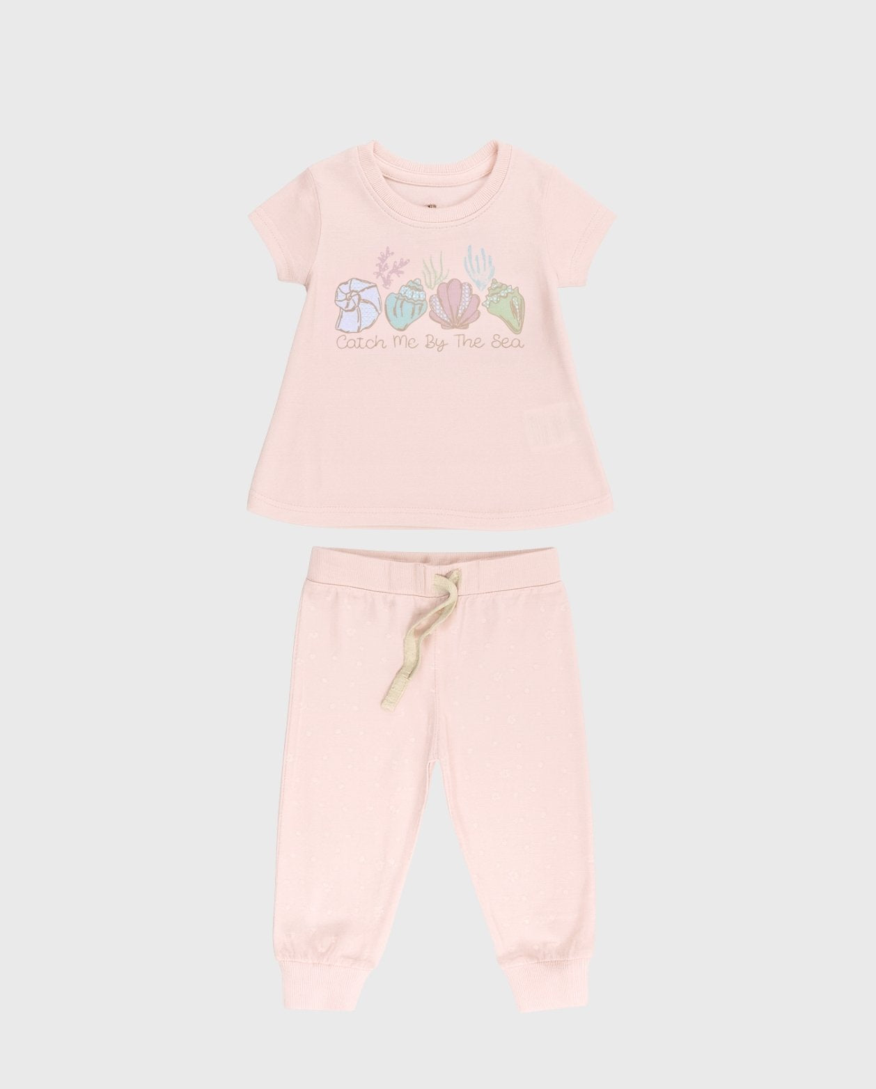 Pijama Pantalón Corta Conchas Sea Rosa