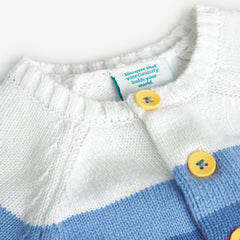 Saco Tricot Rayas Bolsillos