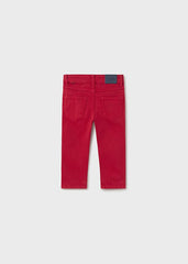 Pantalón Largo Slim Fit Rojo Mayoral Estilo