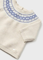 Conjunto 2 Piezas Tricot Azul Detalle Cuello Mayoral Detalles