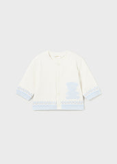 Conjunto 3 Piezas Peto Tricot Cielo