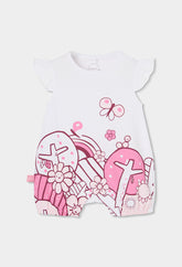 Pelele Estampado Jardin Mariposa Blanco Boboli