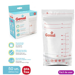 Bolsas Recolectoras De Leche Materna 50 Unidades Genial