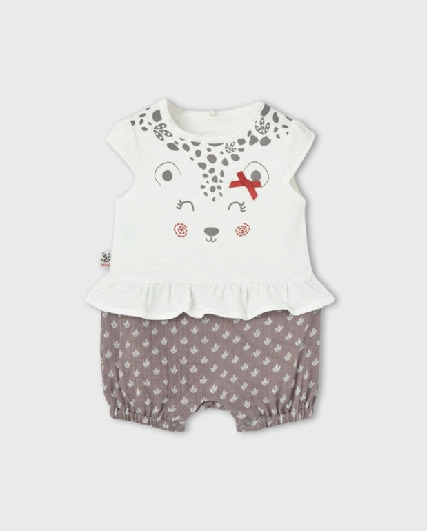 Pelele Leopardo Combinado Boboli