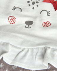 Pelele Leopardo Combinado Boboli Detalle