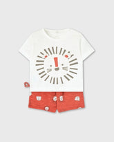 Conjunto Bermuda Leon Terracota Boboli