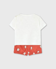 Conjunto Bermuda Leon Terracota Boboli Niño
