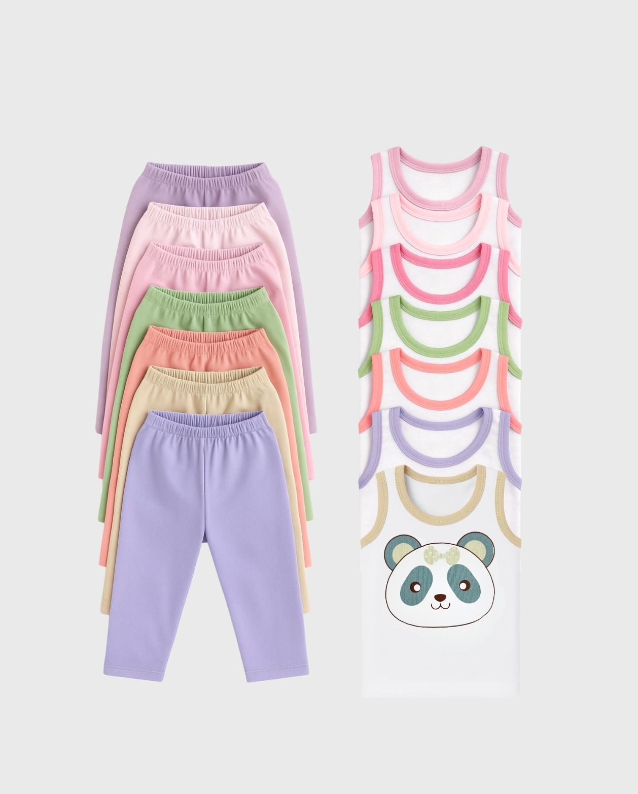 Semanario 14 Piezas Animales Color Pastel