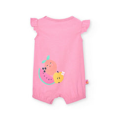 Pelele Estampado Frutas Rosa