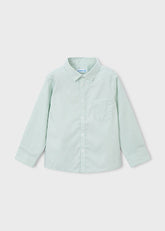Camisa Líneas Verde Menta Niño Mayoral