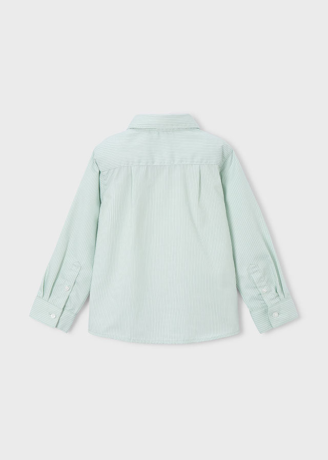 Camisa Líneas Verde Menta Niño Mayoral estilo