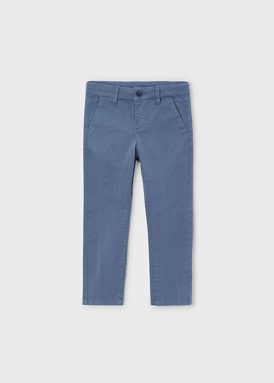 Pantalón Chino Slim Azul Acero Mayoral