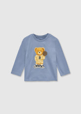 Camiseta Estampado Oso Azul Mayoral