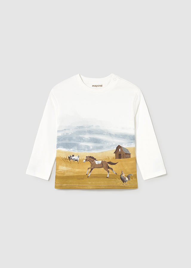 Camiseta Estampado Granja Mayoral