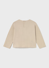 Blusa Manga Larga Muñeca Beige Mayoral Estilo