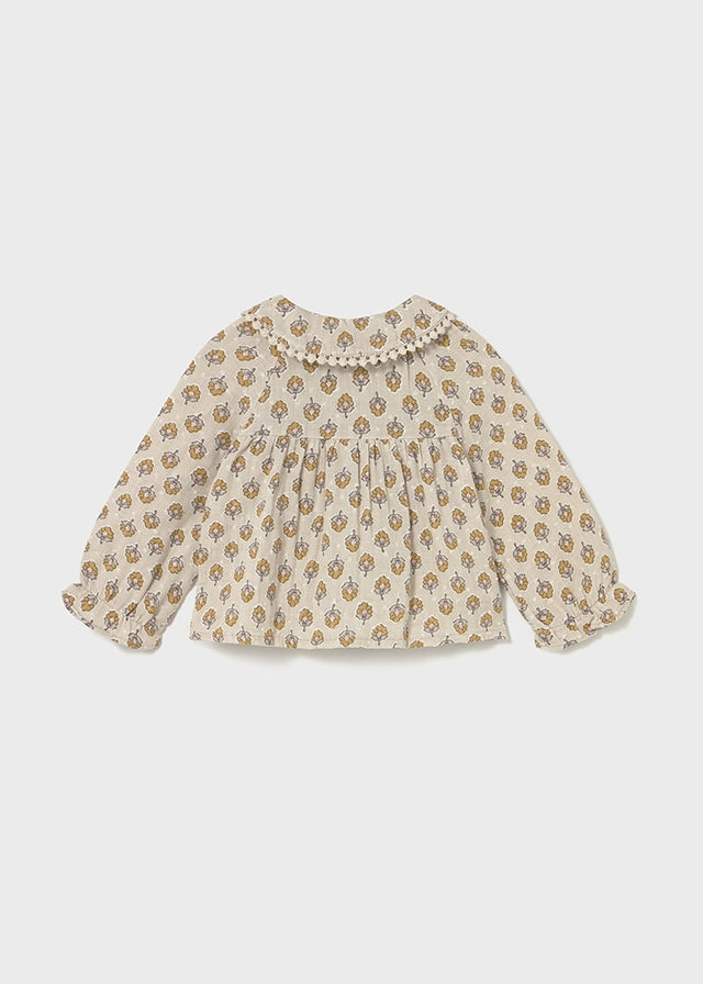 Blusa Gasa Plumeti Flores Mayoral Estilo