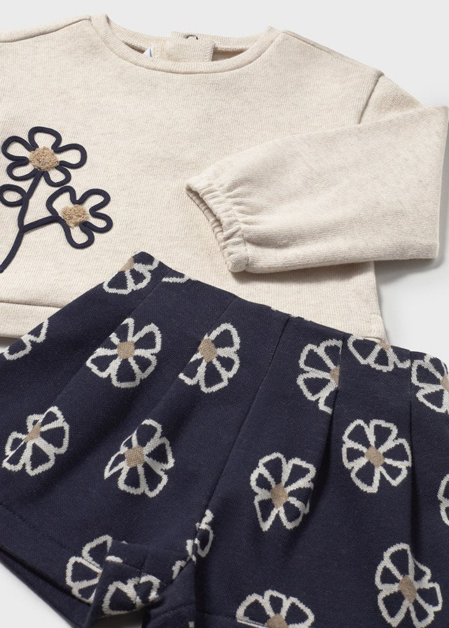 Conjunto Short Tul Flor Mayoral Detalle