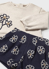 Conjunto Short Tul Flor Mayoral Detalle