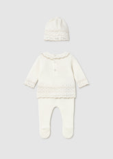Set Primer Día Tricot Cuello Blanco Mayoral