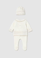 Set Primer Día Tricot Cuello Blanco Mayoral