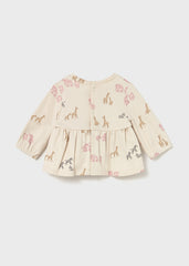 Conjunto Saco Safari Rosa Mayoral Estampado