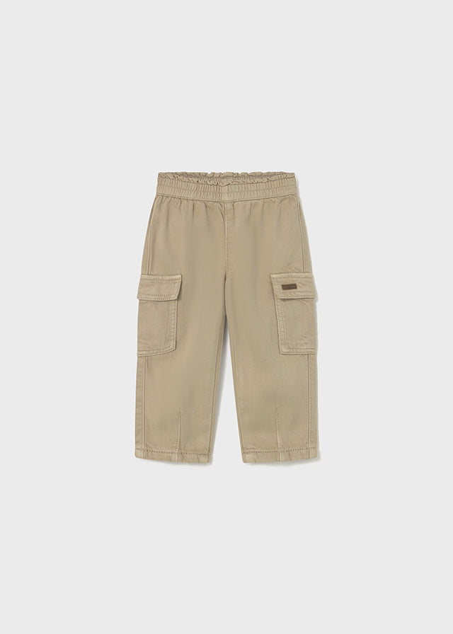 Pantalón Cargo Resortado Café Mayoral