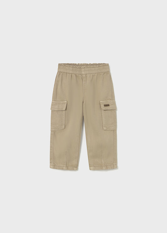 Pantalón Cargo Resortado Café Mayoral