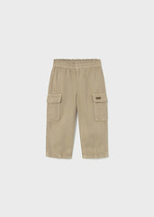 Pantalón Cargo Resortado Café Mayoral