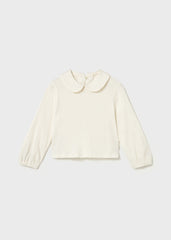 Conjunto 3 Piezas Chaleco Bordado Flor Mayoral Blusa