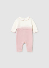 Primer Día Enterizo Tricot Rosa Mayoral