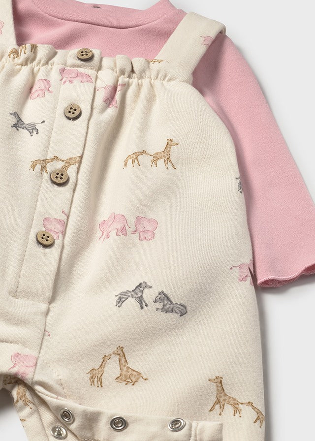 Conjunto Braga Safari Rosa Mayoral Detalle