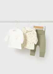 Conjunto 3 Piezas Saco Oso Oliva Mayoral