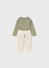 Conjunto Manga Larga Bolsillo Verde Mayoral