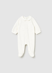 Pijama Bordado Flores Blanco Mayoral