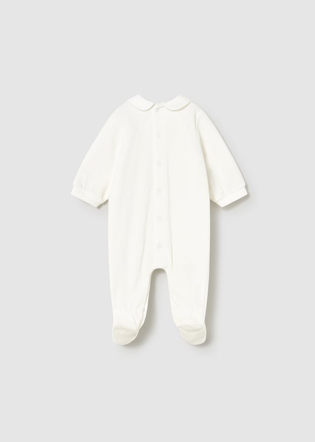 Pijama Bordado Flores Blanco Mayoral Estilo