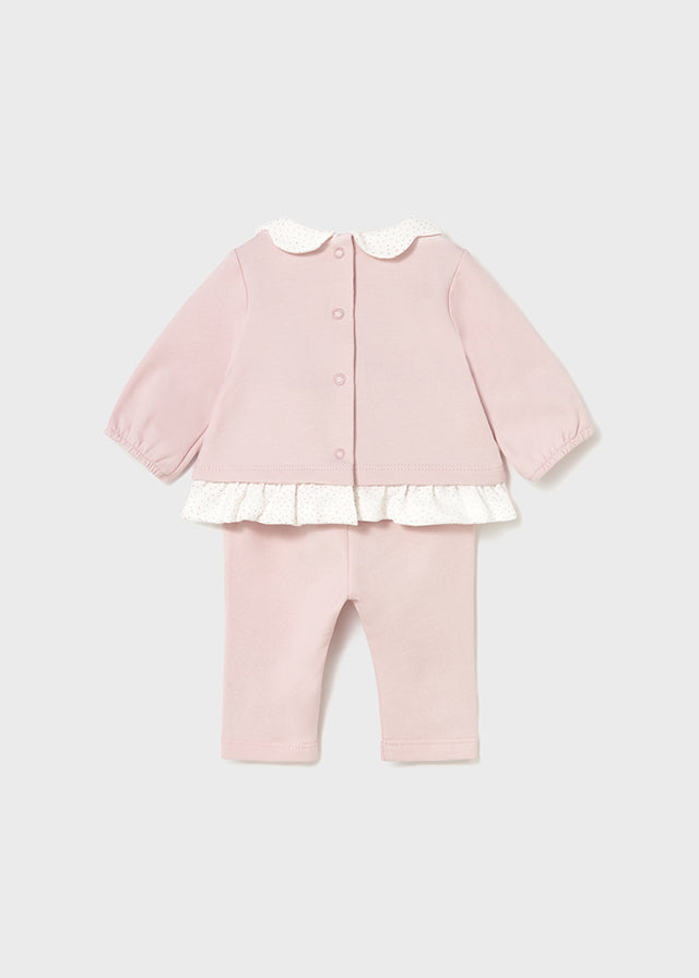 Conjunto Manga Larga Bolsillo Rosa Mayoral Estilo