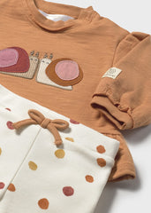 Conjunto Saco Bordado Caracoles Mayoral