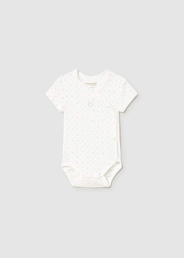 Body Manga Corta Puntos Oso Unisex Mayoral
