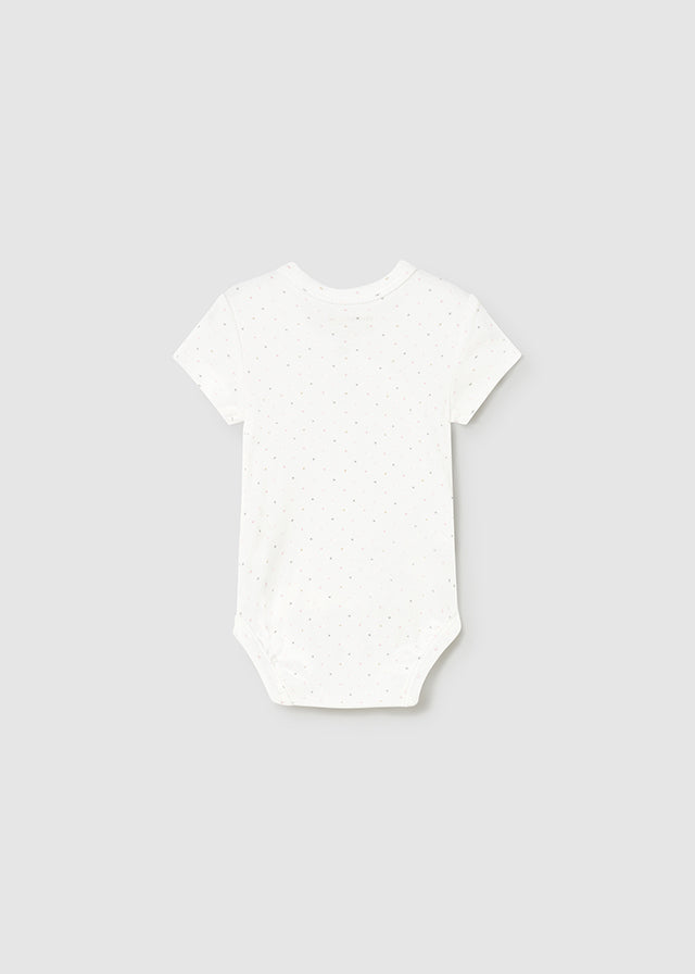 Body Manga Corta Puntos Oso Unisex Mayoral estilo