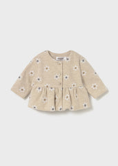 Conjunto Saco Bordado Flores Gris Mayoral Estilo