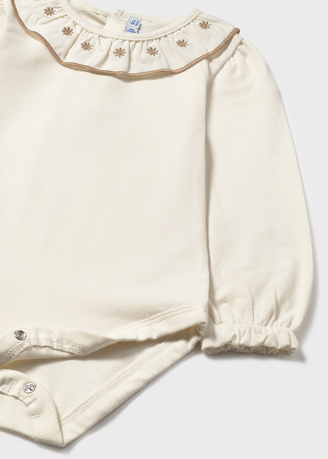 Body Manga Larga Niña Cuello Mayoral Cuello