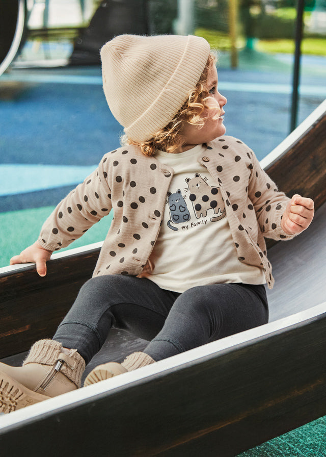 Conjunto 3 Piezas Saco Animal Print Mayoral Modelo