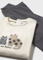 Conjunto 3 Piezas Saco Animal Print Mayoral Prendas