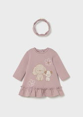 Vestido con Balaca Dog Rosa Mayoral