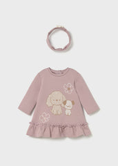 Vestido con Balaca Dog Rosa Mayoral