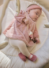 Vestido Peluche Pajaro Rosa Mayoral